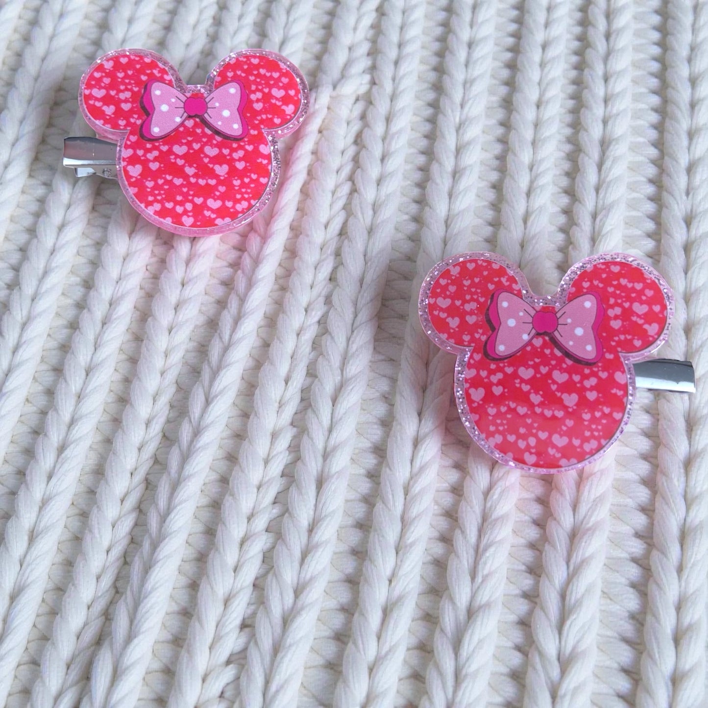 Beery Sweet Bow Clips