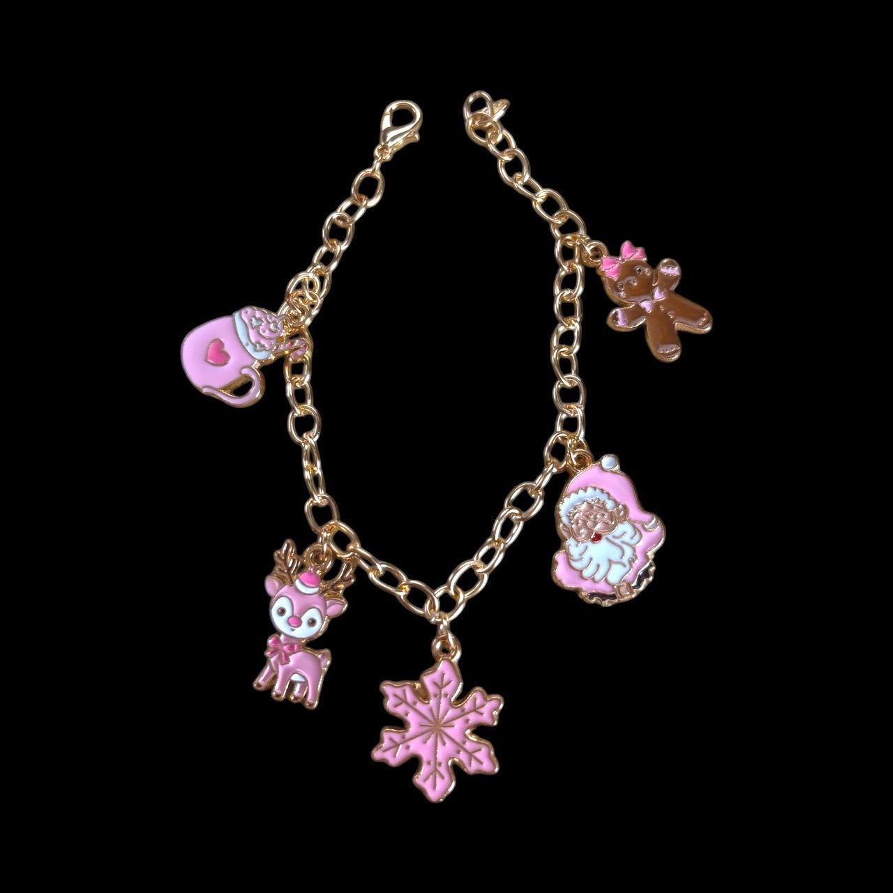 North Pole Glam Charm Bracelet