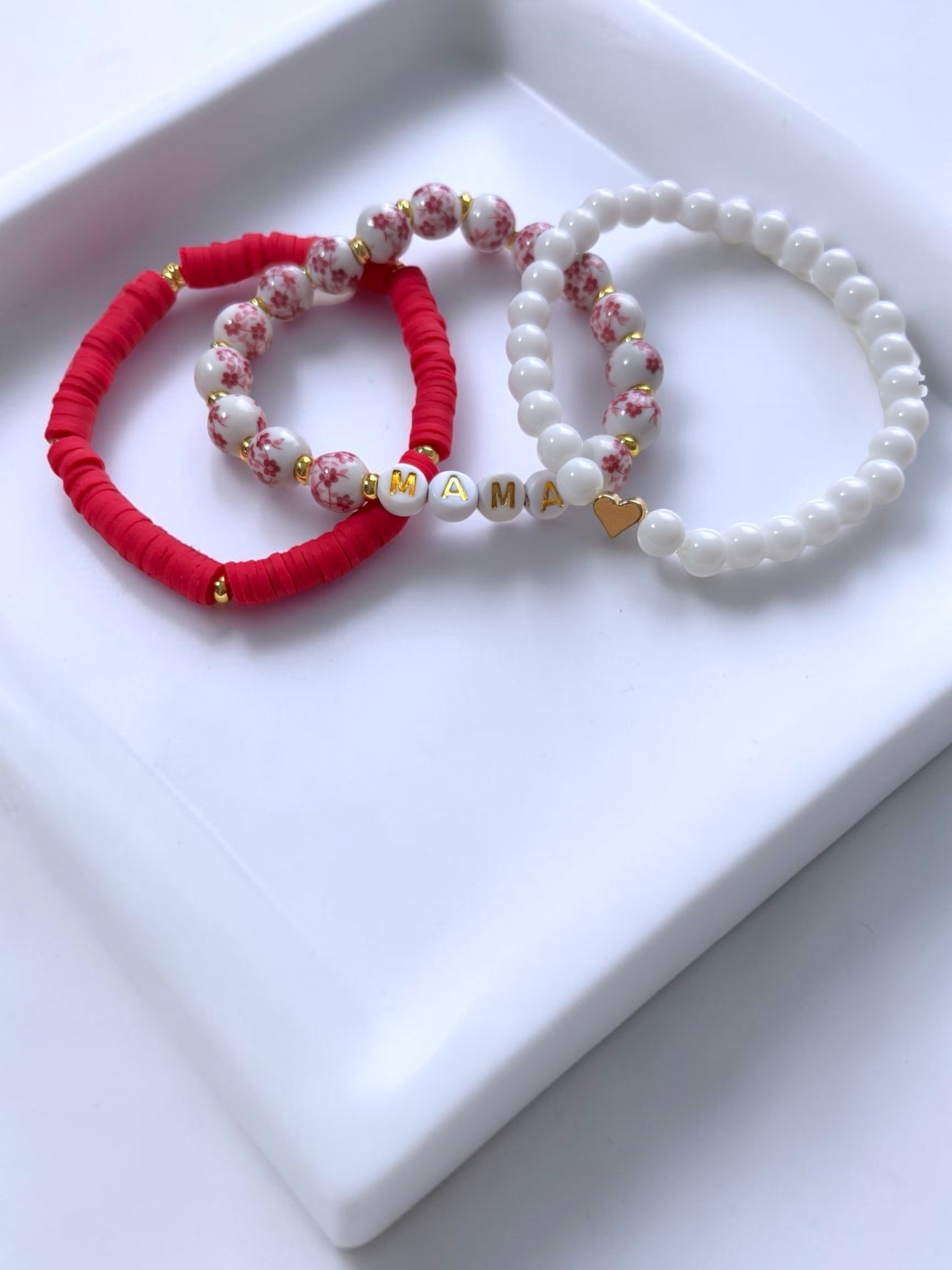 Cherry Blossom Bracelet Stack