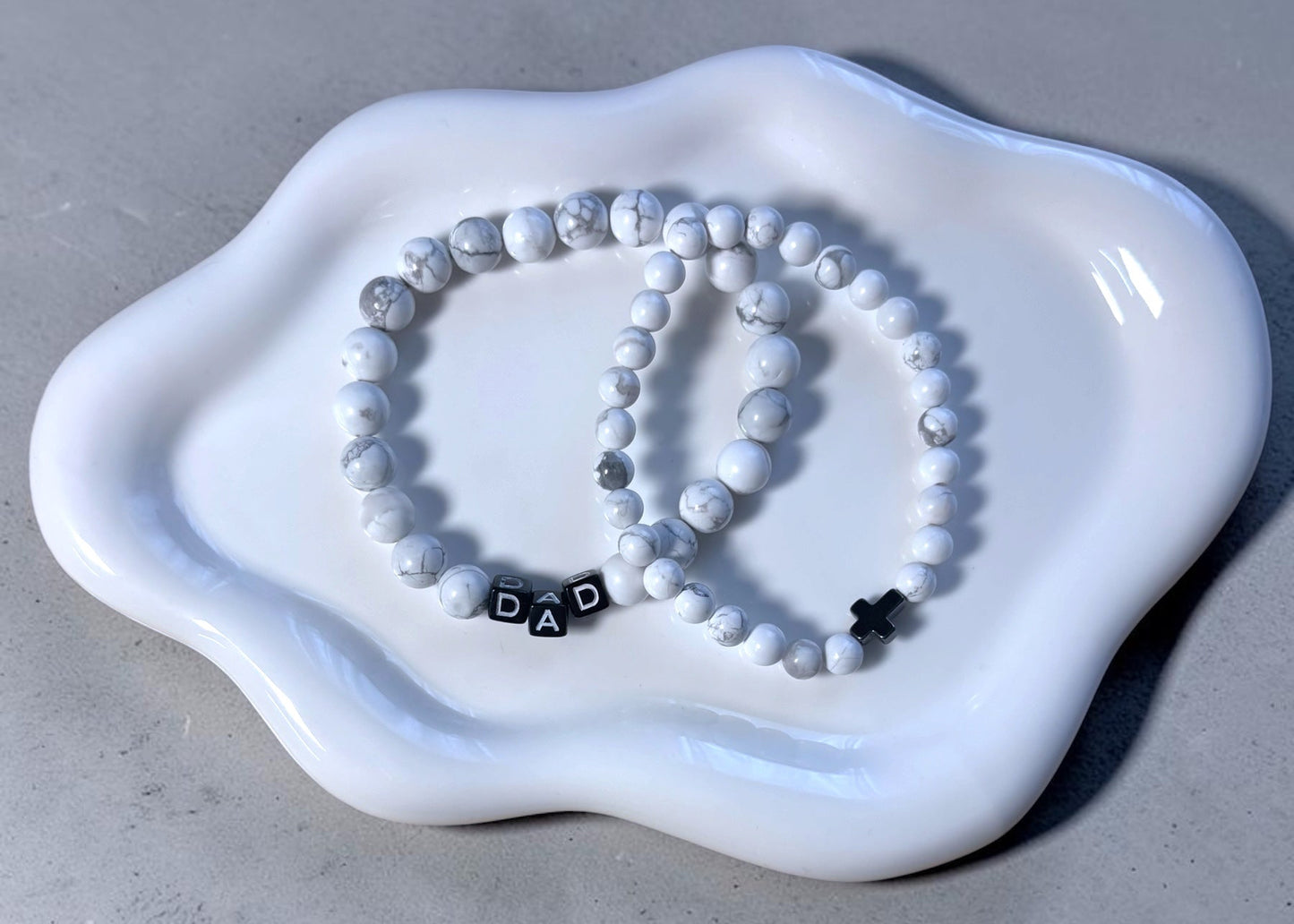 Howlite Beaded Bracelet