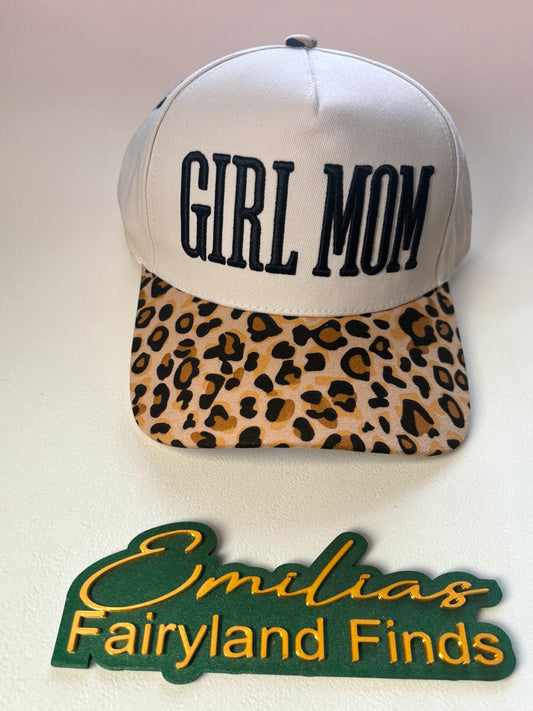 Girl Mom Cheetah Trucker Hat