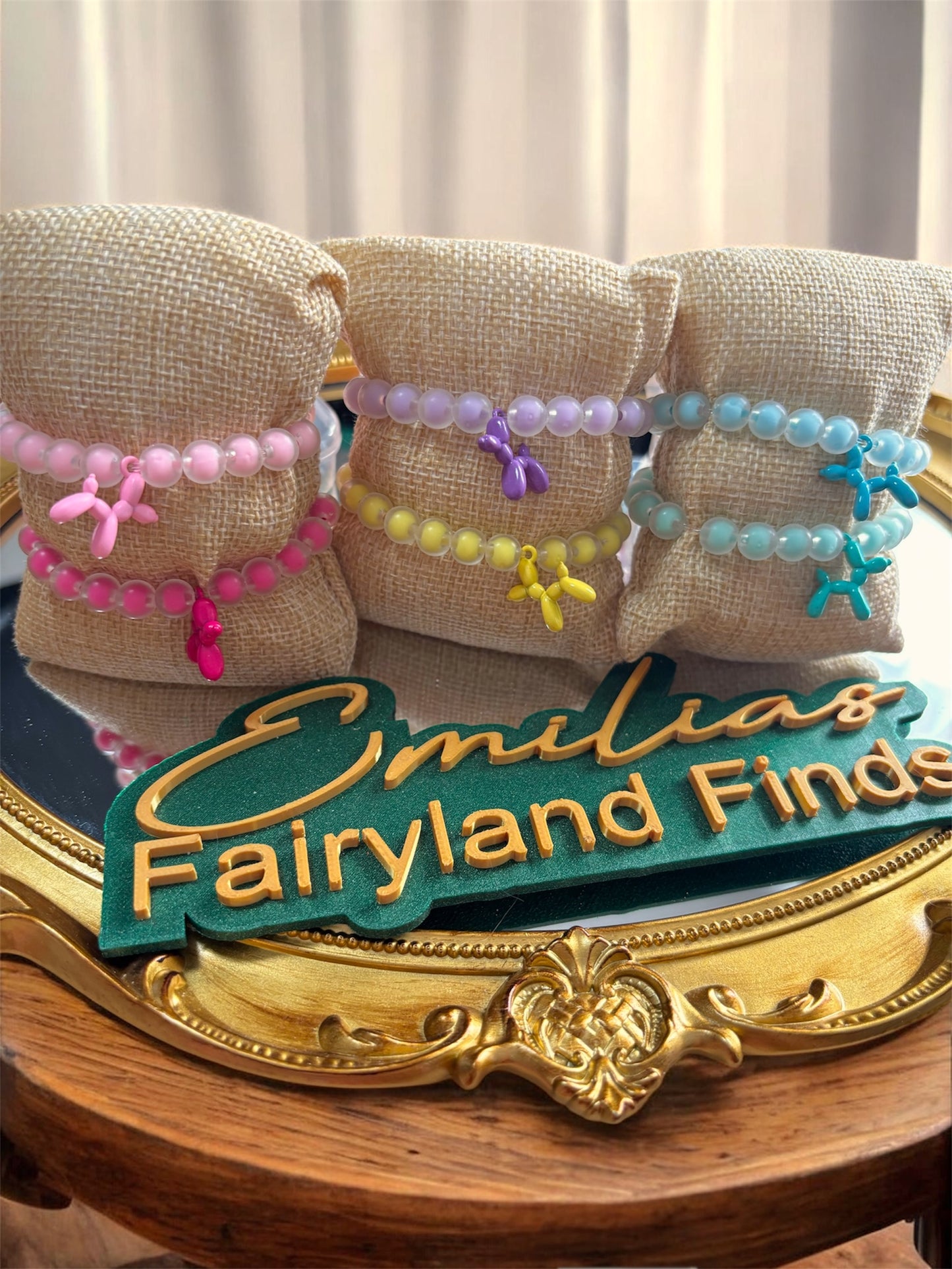 Pastel Puppy Balloon Bracelet