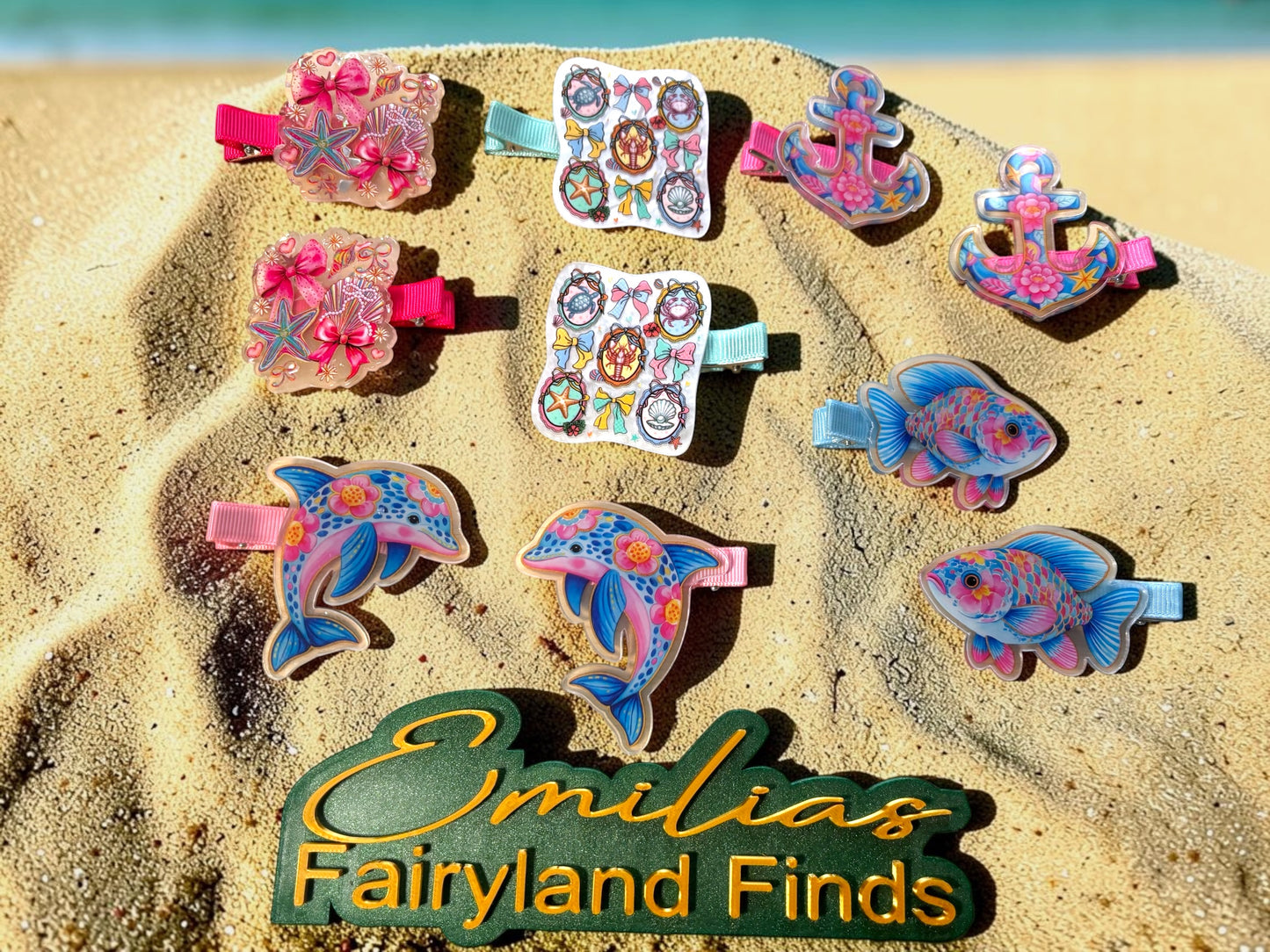Coastal Vibes Hairclips