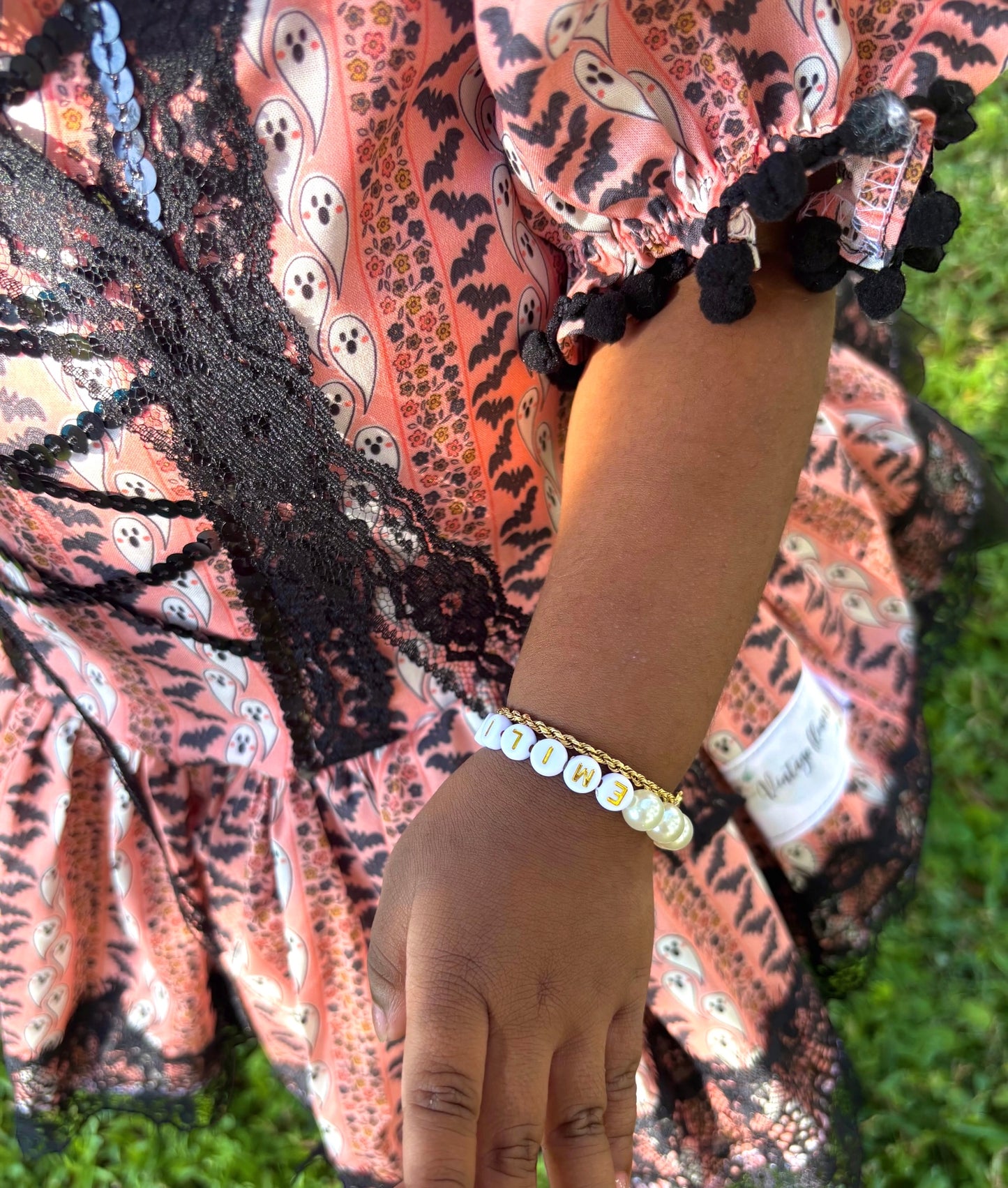 Golden Heart Name Bracelet