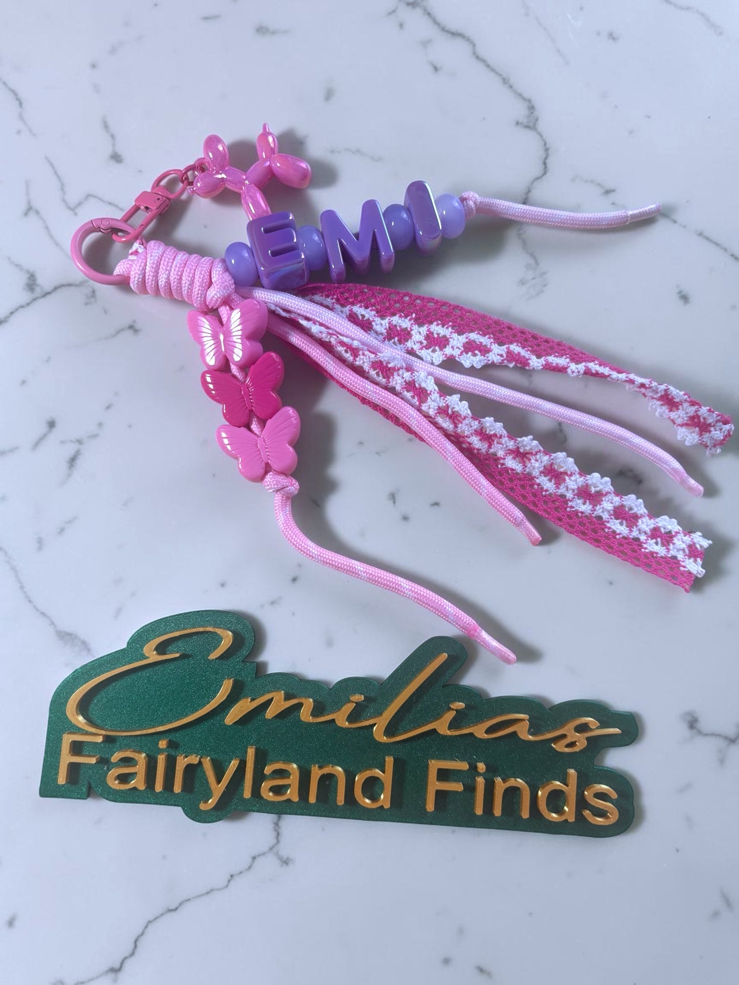 Chunky Letter Keychains