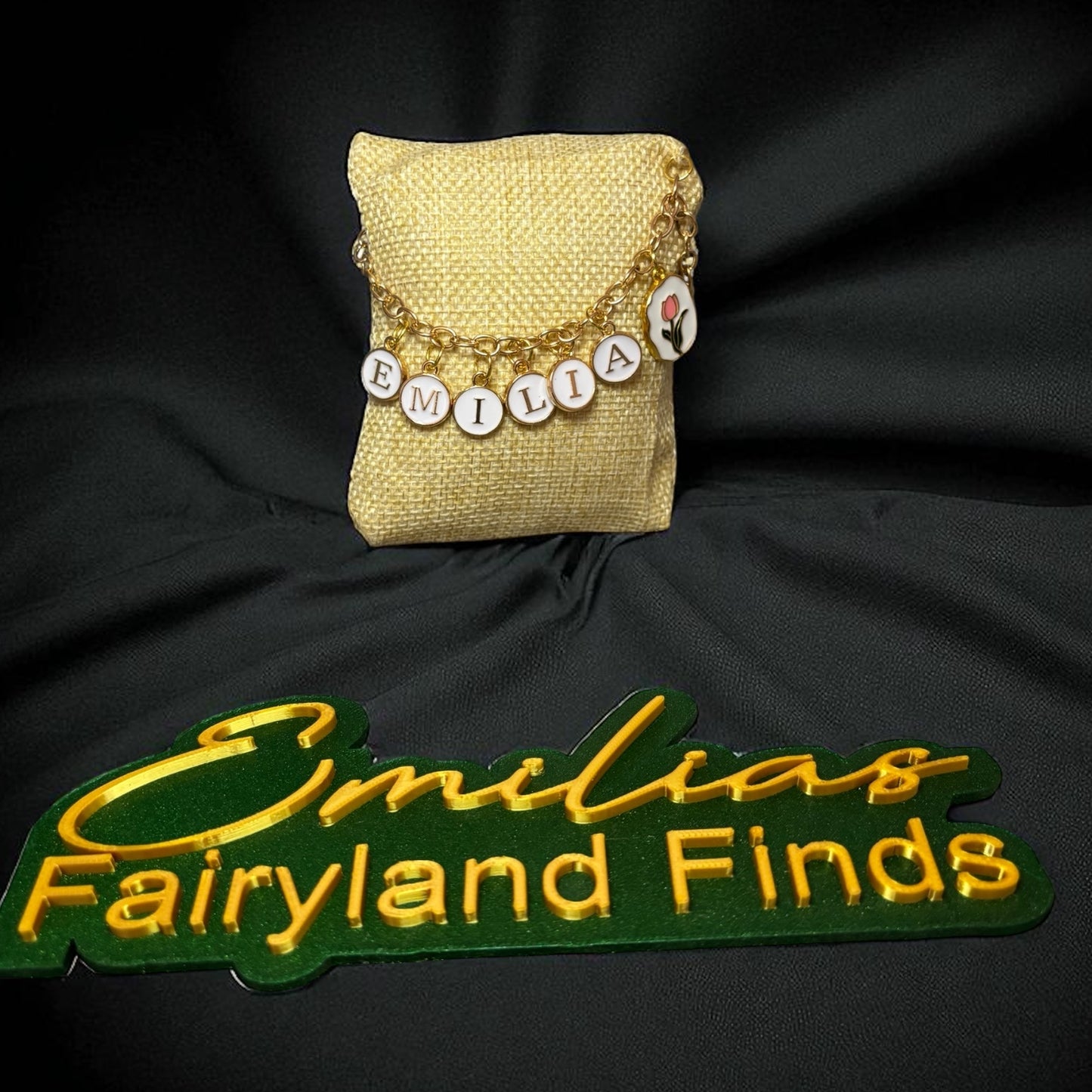 Forever in Bloom Name Bracelet