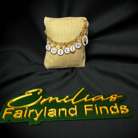 Forever in Bloom Name Bracelet